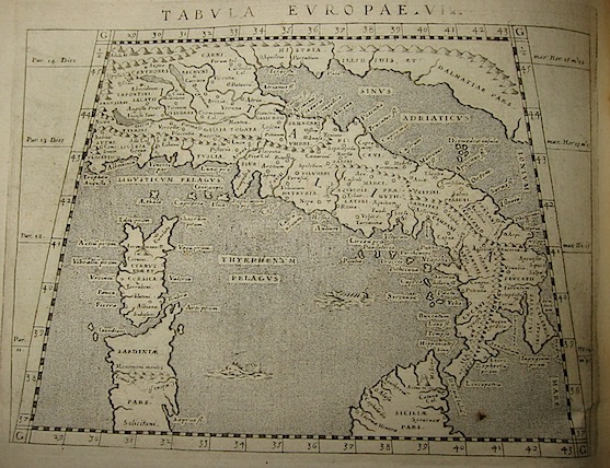 Magini Giovanni Antonio Tabula Europae VI 1620 Padova 